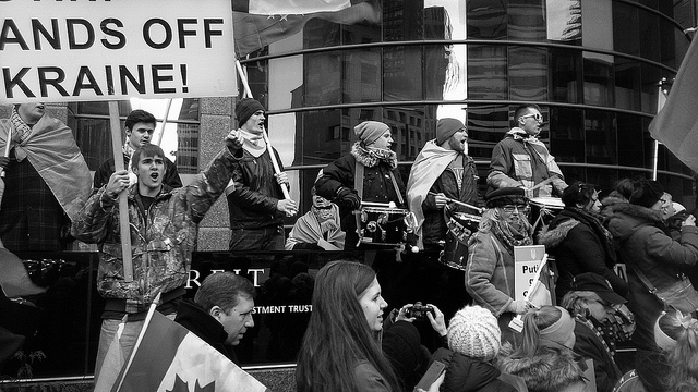 Russian protestors. Flickr - Creative Commons