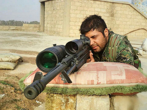 Kurdish YPG Sniper